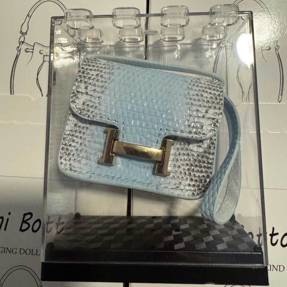 Elegant Blue and White Women's Bag